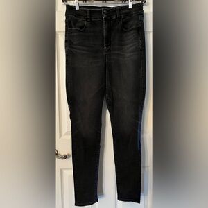 American Eagle Faded Black Highrise Women's Skinny Jeans Size 12